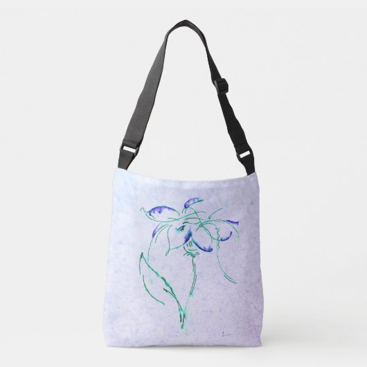Verouderde handel crossbody tas (Voorkant)