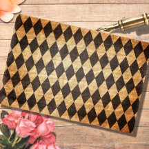 Verouderde Harlekijn Decoupage Tissue Paper