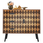 Verouderde Harlekijn Decoupage Tissue Paper Tissuepapier