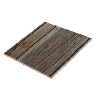 Verouderde houtimitatie tegeltje