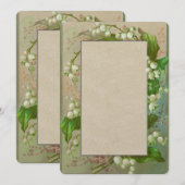 Verouderde Lily van de bruiloft in Valley Kaart (Voorkant / Achterkant)