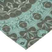 Verouderde medaille in Turquoise en Emerald Lange Tafelloper (Hoek)