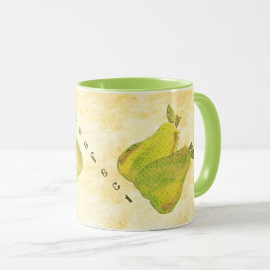 Verouderde Mok van peren (Voorkant rechts)