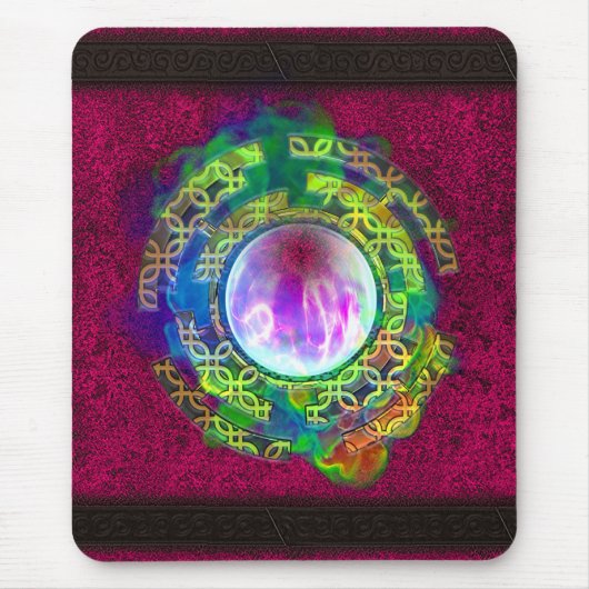 Verouderde mysterie Tome Magic Spells & Potions II Muismat (Voorkant)