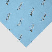 Verouderde naam tissuepapier (hemelsblauw & koper) (Detail)