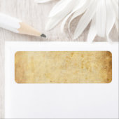Verouderde perkament retour adreslabels etiket (Insitu)