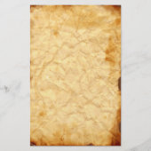 Verouderde  smeedstuk 2 briefpapier (Achterkant)