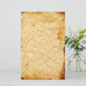 Verouderde  smeedstuk 2 briefpapier (Staand voorkant)