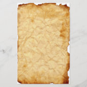 Verouderde  smeedstukken briefpapier (Voorkant)