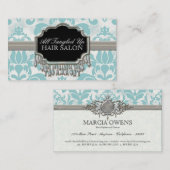 Verouderde storting Zilver Bling Weddenschap Visitekaartje (Voorkant / Achterkant)