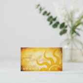 Verouderde Sunkissed Salon Loyaliteit Card Klantenkaartje (Staand voorkant)