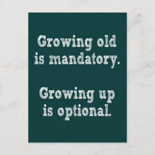 Verouderde teelt is verplicht briefkaart