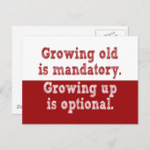 Verouderde teelt is verplicht briefkaart (Voorkant / Achterkant)