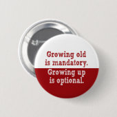 Verouderde teelt is verplicht ronde button 5,7 cm (Voorkant /achterkant)