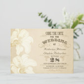 verouderde typografie Sla de datum op Save The Date (Staand voorkant)
