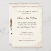 Verouderde Victoriaans Uitnodiging van de Bridal v (Voorkant / Achterkant)