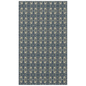 Verouderde vogel Willow Style Navy Blue Tablecloth Tafelkleed (Voorkant)