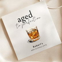 Verouderde Whiskey Verjaardagsfeest Boog