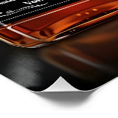 Verouderde Whiskeyfles Aangepaste Verjaardag Perfect Poster (Hoek)