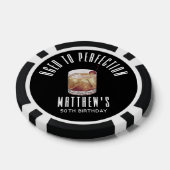 Verouderde Whisky Verjaardag Poker Chips (Enkel)