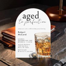 Verouderde Whisky Verjaardagsfeest Boog