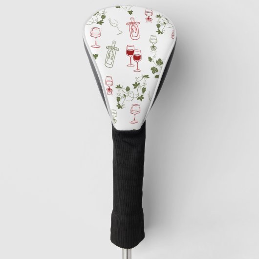 Verouderen Als Fijne Wijn Golfheadcover (Voorkant)