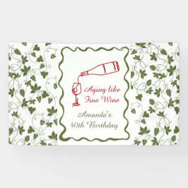 Verouderen Als Fijne Wijn Spandoek