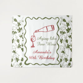 Verouderen Als Fijne Wijn Wandkleed