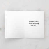 Veroudering als Bitcoin Funny Crypto Verjaardag Ka Folie Wenskaart (Binnenlaag)