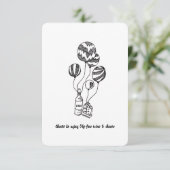 Veroudering als fijne wijn - platte Kaart op de ge (Staand voorkant)