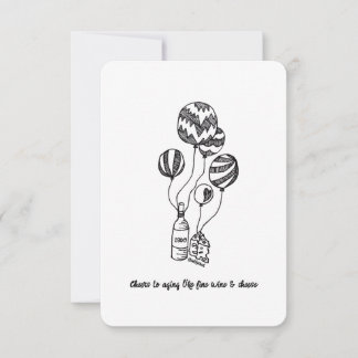 Veroudering als fijne wijn - platte Kaart op de ge