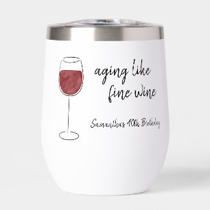 Veroudering als fijne wijn rode wijn glas verjaard