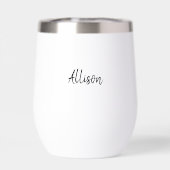 Veroudering als fijne wijn rode wijn glas verjaard (Achterkant)