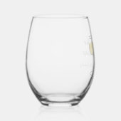 Veroudering als fijne wijn Witte wijn Verjaardag Wijnglas Zonder Voet (Rechts)