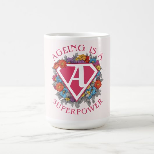 Veroudering is een grootmacht verjaardag koffiemok (Center)
