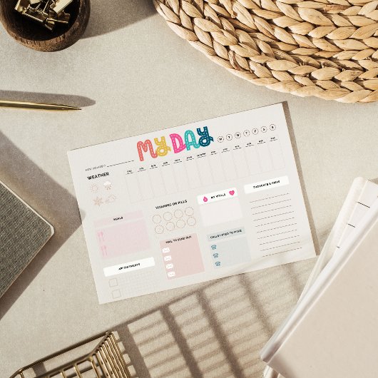 Veroudering op zijn plaats, zorgzame dagelijkse pl notitieblok