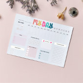 Veroudering op zijn plaats, zorgzame dagelijkse pl notitieblok