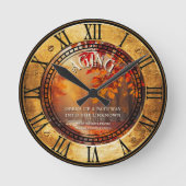  veroudering val verlaat bosweg ronde klok (Voorkant)