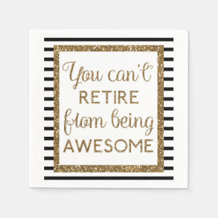 Veroudering van zwart en goud servet