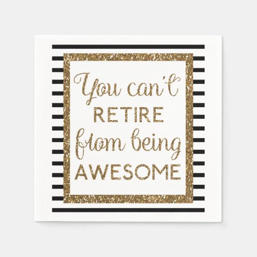 Veroudering van zwart en goud servet (Voorkant)