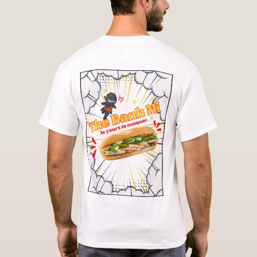 Verover de Banh Mi T-shirt (Achterkant)
