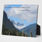 Verover de berg fotoplaat (Zijkant)