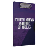 Verover de berg - Motivatie Klembord (Rechts)