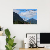 Verover de berg poster (Thuiskantoor)