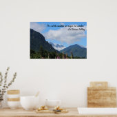 Verover de berg poster (Keuken)