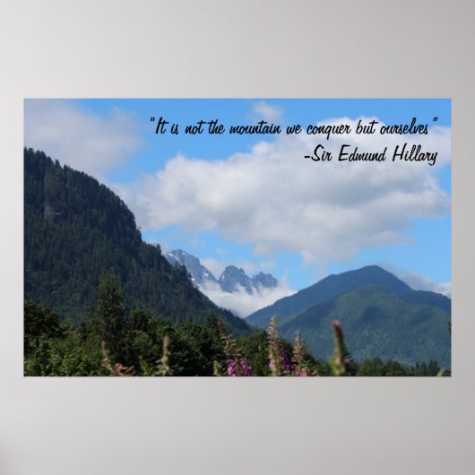 Verover de berg poster (Voorkant)