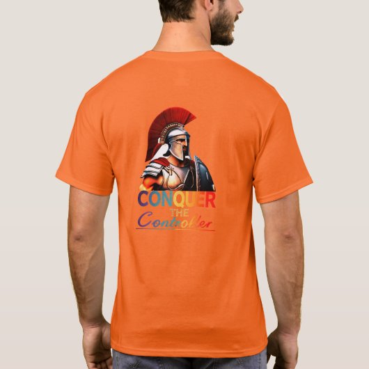 Verover de controller: geef je spel kracht - t-shirt (Achterkant)