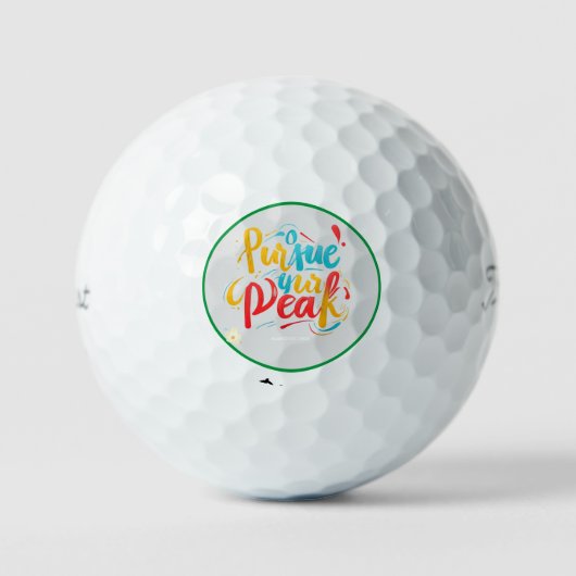 "Verover de hoogten" Golfballen (Voorkant)