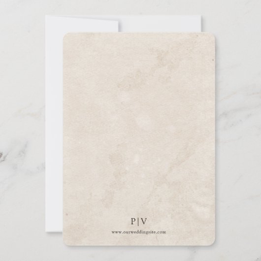 Verover de wereld samen bruiloft kaart (Achterkant)