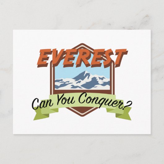 Verover Everest Briefkaart (Voorkant)